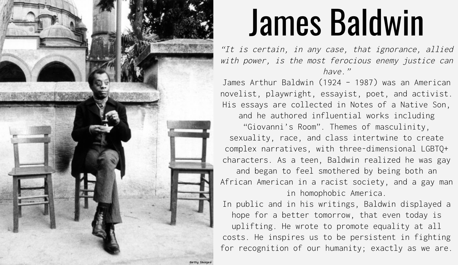 James Baldwin